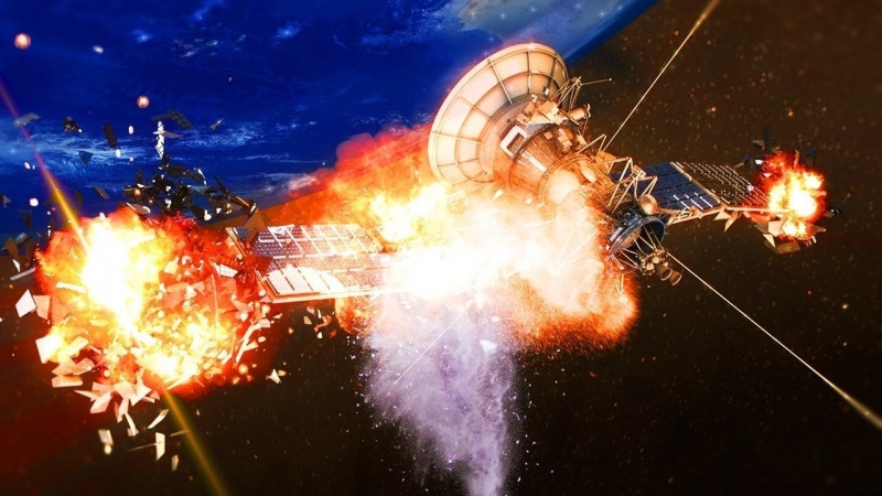 
Военный спутник “Космос — 2525” сгорел над водами Тихого океана                