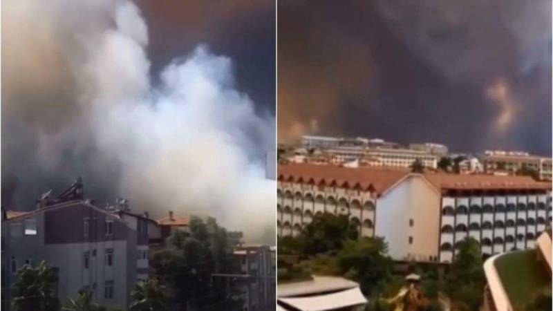 
Лесные пожары охватили Турцию, что происходит сейчас в Анталии                