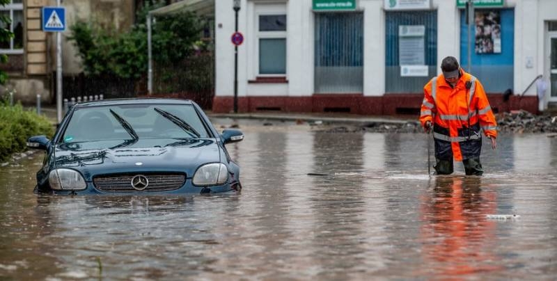 
Мощный потоп уничтожил небольшие населенные пункты Германии 16 июля 2021 года                